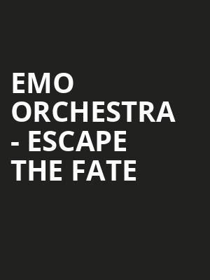 Emo Orchestra Escape the Fate, TempleLive At Cleveland Masonic, Cleveland