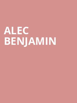 Alec Benjamin, Agora Theater, Cleveland